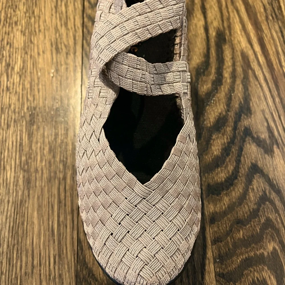 Bernie Mev Mauve/Taupe Platform Shoes Size 39